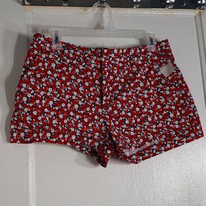 NWT H&M by L.O.G.O Mid Rise Red Floral